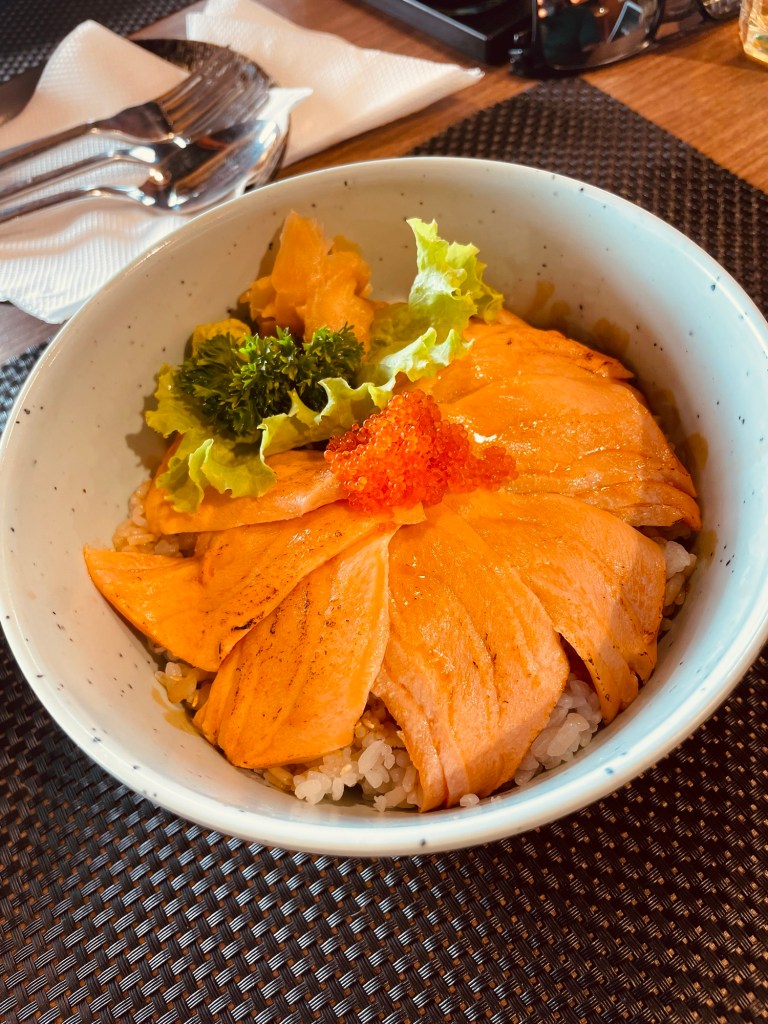 Salmon Rice Bowl.